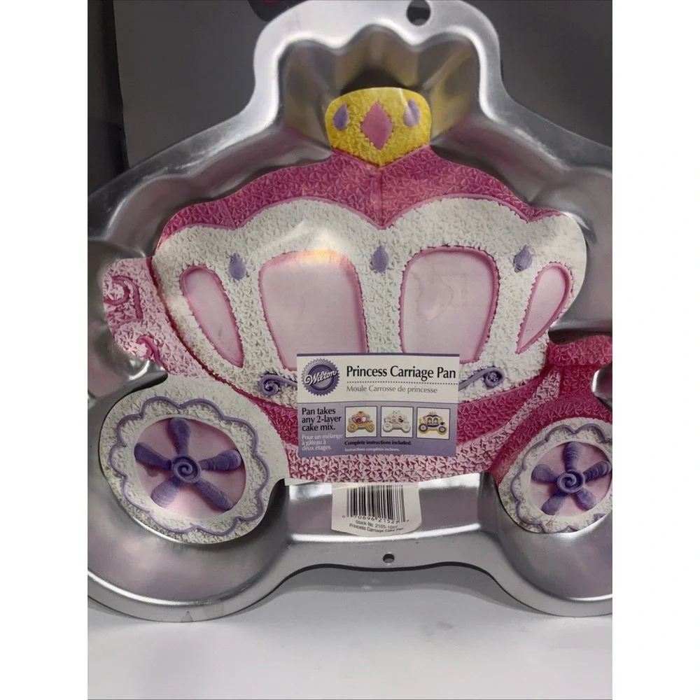 Wilton‎ Princess Carriage Cake Pan 2105-1027 Retired Aluminum New